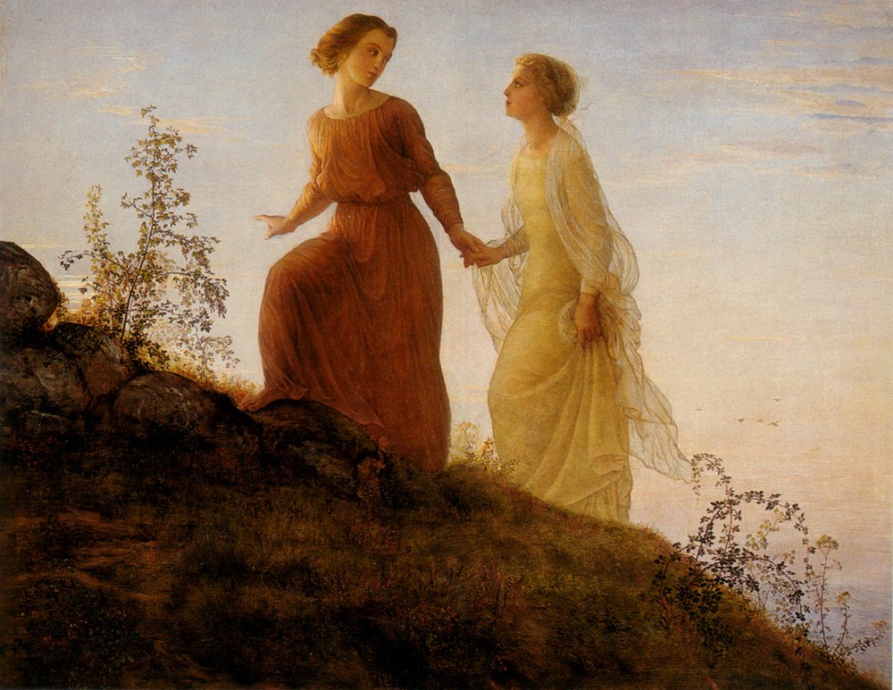Anne-Francois-Louis Janmot Le Poeme de l'ame - Sur la montagne